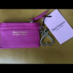 Juicy Couture Card Case w/Key Ring